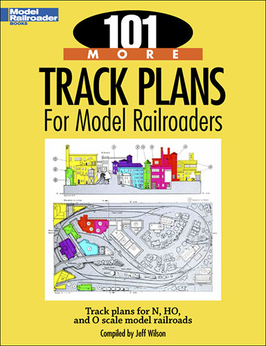 101 More Track pland for model railroaders show an illustrated track plan
