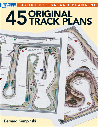 45 original track plans cover shows a couple of illustrated track plans