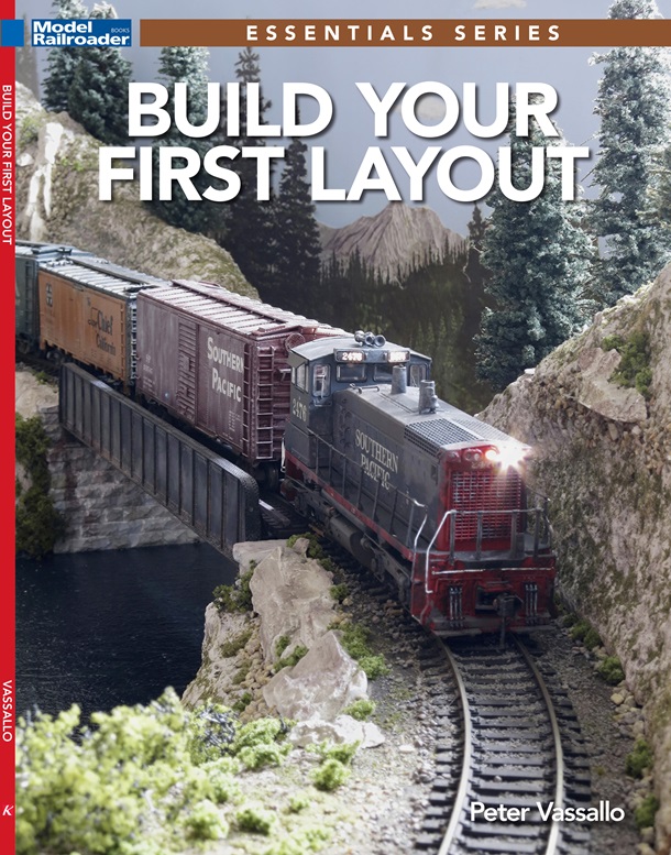 Build your first layout cover showing diesel train on a layout