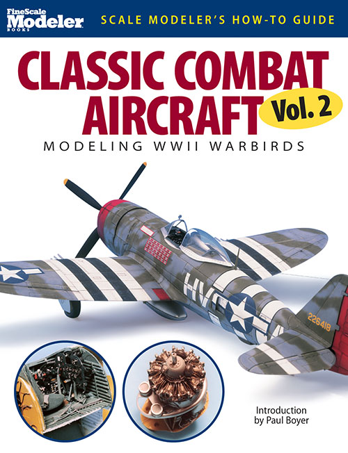 classic combat aircraft vol 2 cover shows a model world war 2 fighter plane