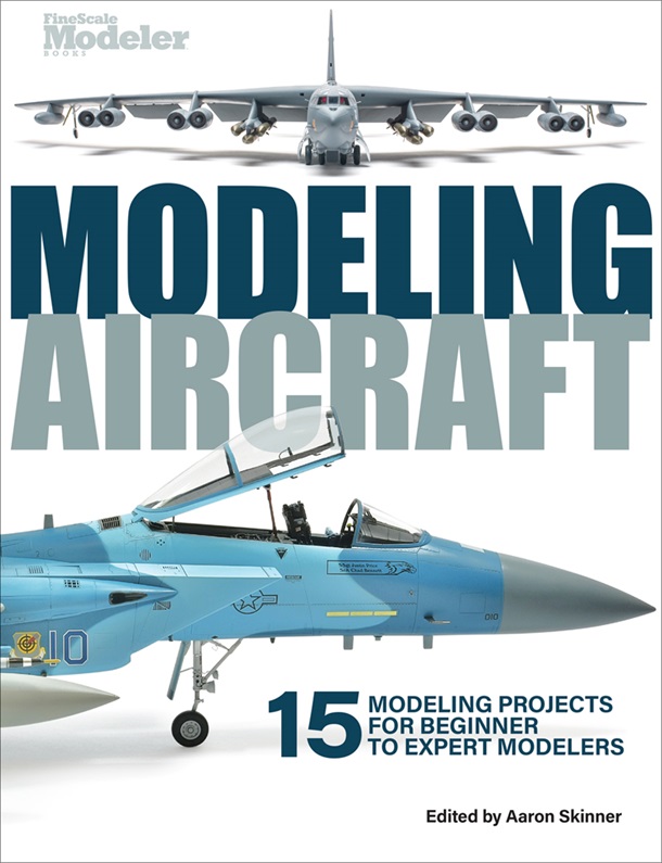 Modeling Aircraft cover showing a fighter jet and a large plane model