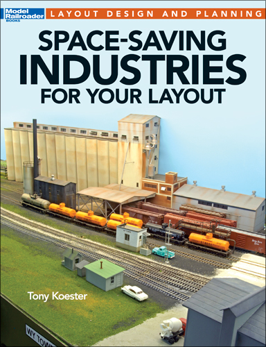 space saving industries cover shows a section of a HO layout