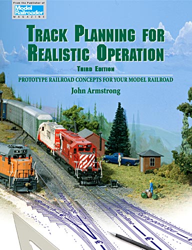 Track Planning for Realistic operation cover shows a HO scale railroad scene