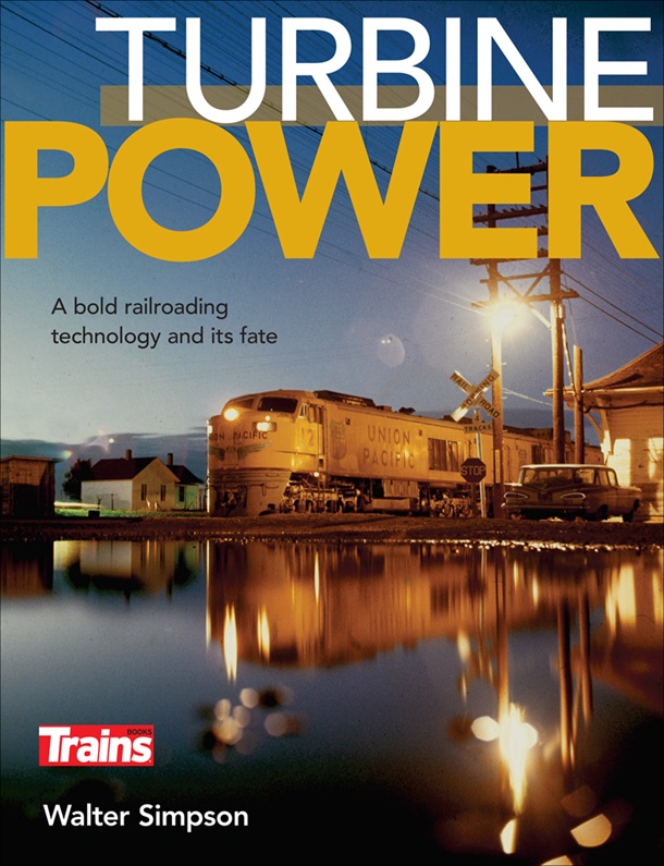 Turbine power cover showing a diesel by a depot