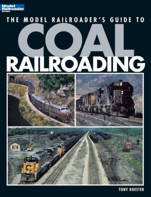the cover shows a variety of photos of a diesel locomotive on a coal rail line
