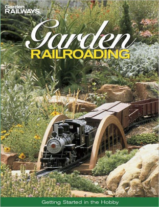The cover shows a steam engine on a garden railway layout