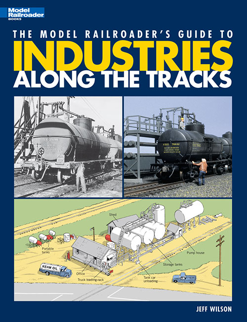 the cover showing photos of a trackplan and vintage steam engines