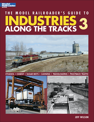the cover showing 3 photos of various train operations