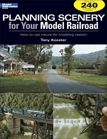 cover shows various photos of scenic areas on a HO layout