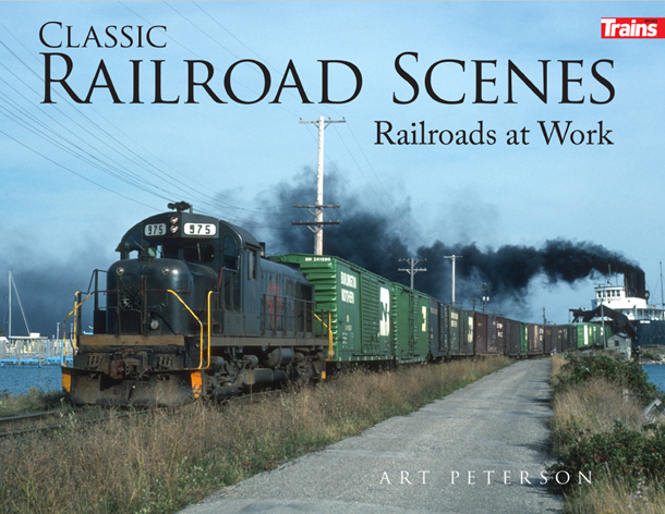the cover features a freight train
